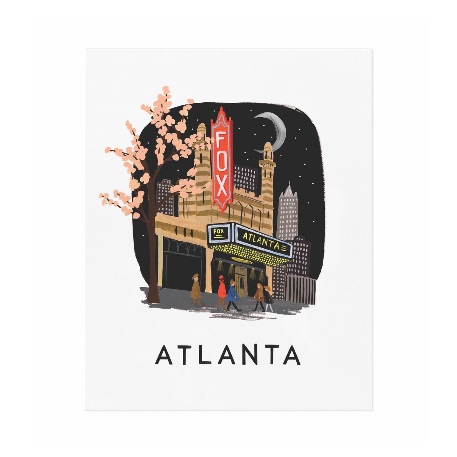 라이플페이퍼 Atlanta 아트 프린트 16 x 20