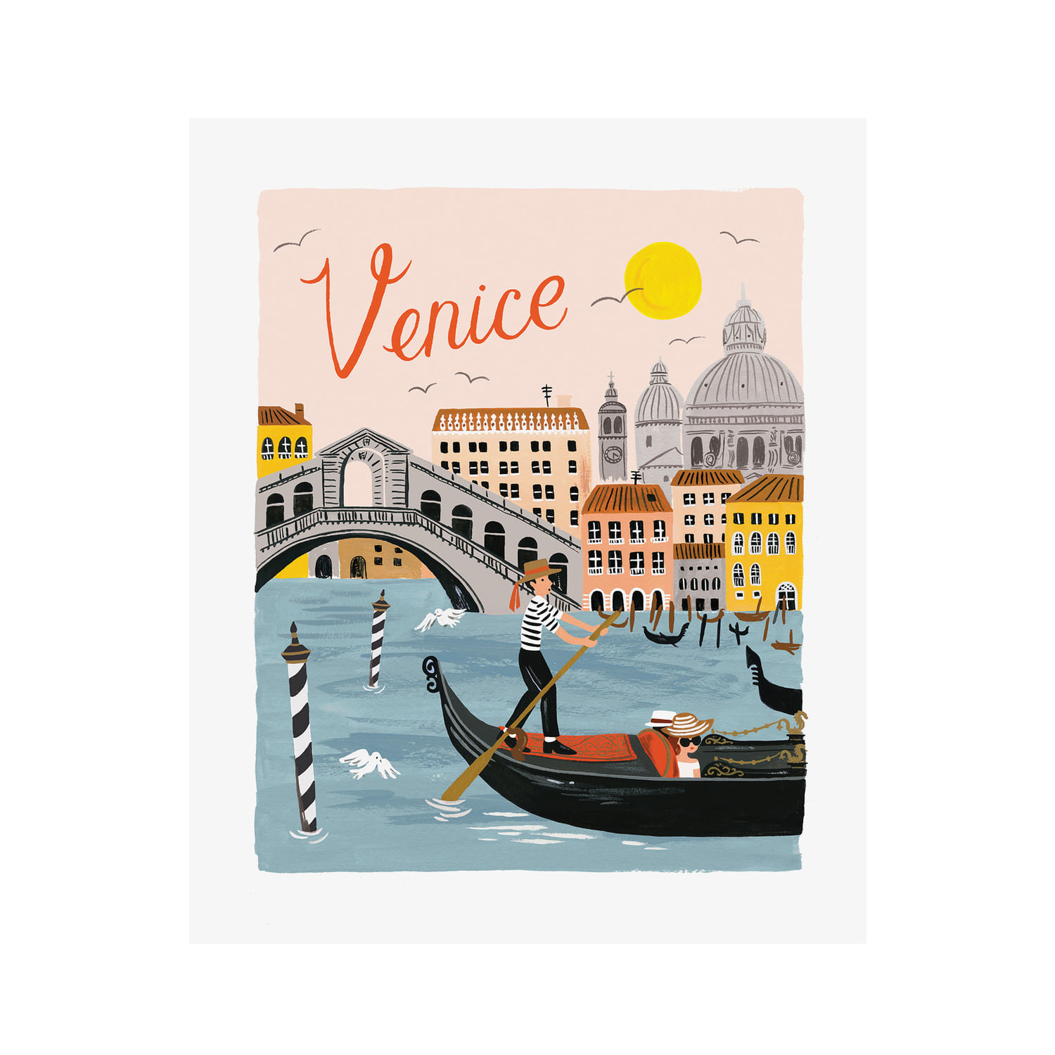라이플페이퍼 Venice World Traveler 아트 프린트 3 size