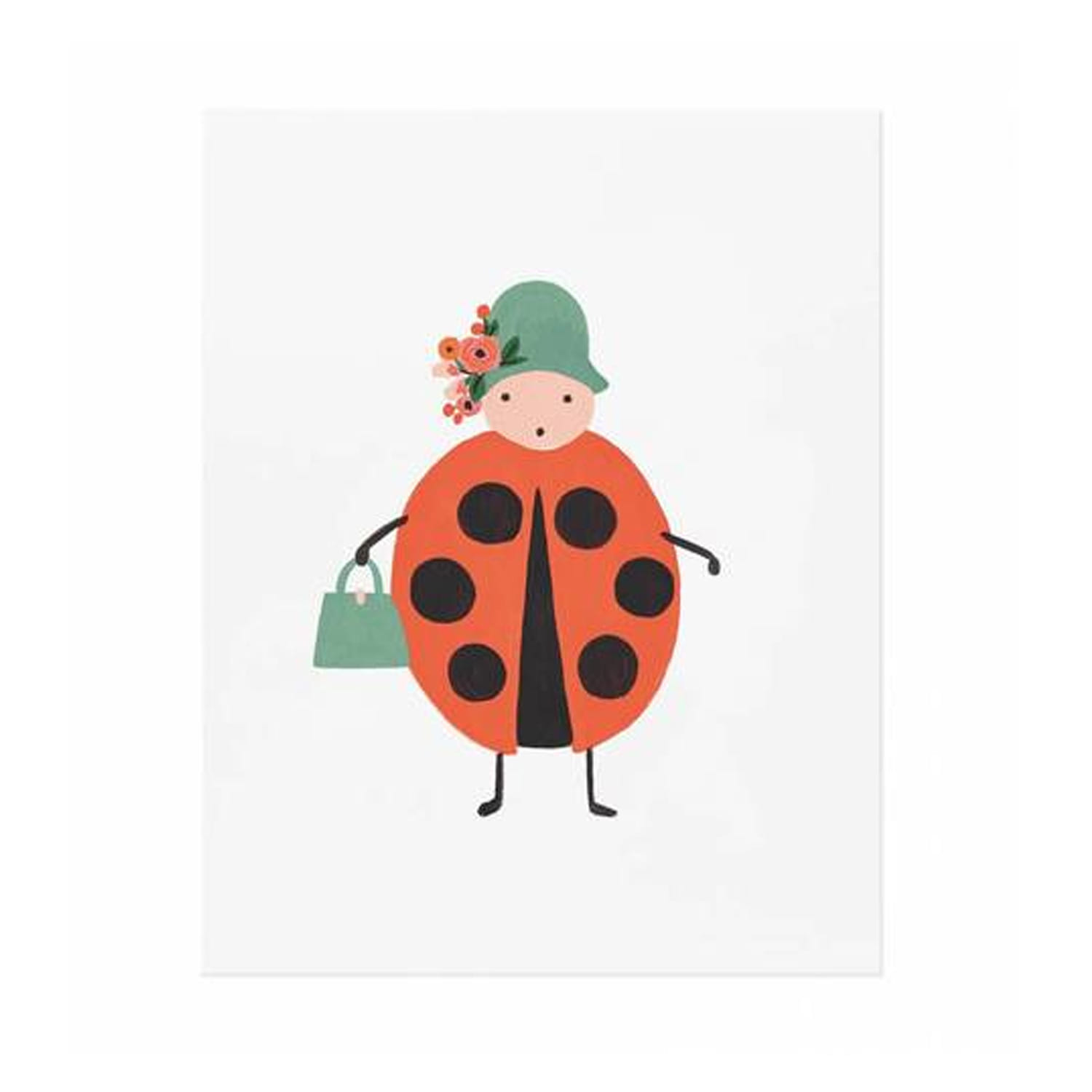 라이플페이퍼 Ladybug 아트 프린트 8 x 10