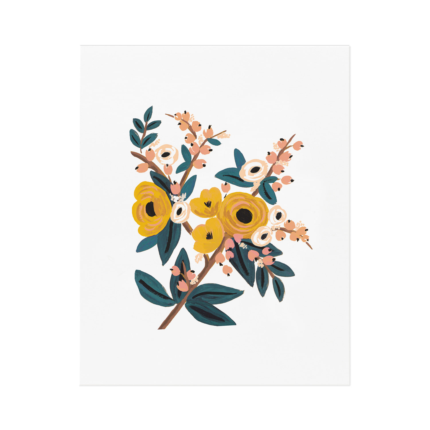 라이플페이퍼 Marigold Botanical 아트 프린트 8 x 10