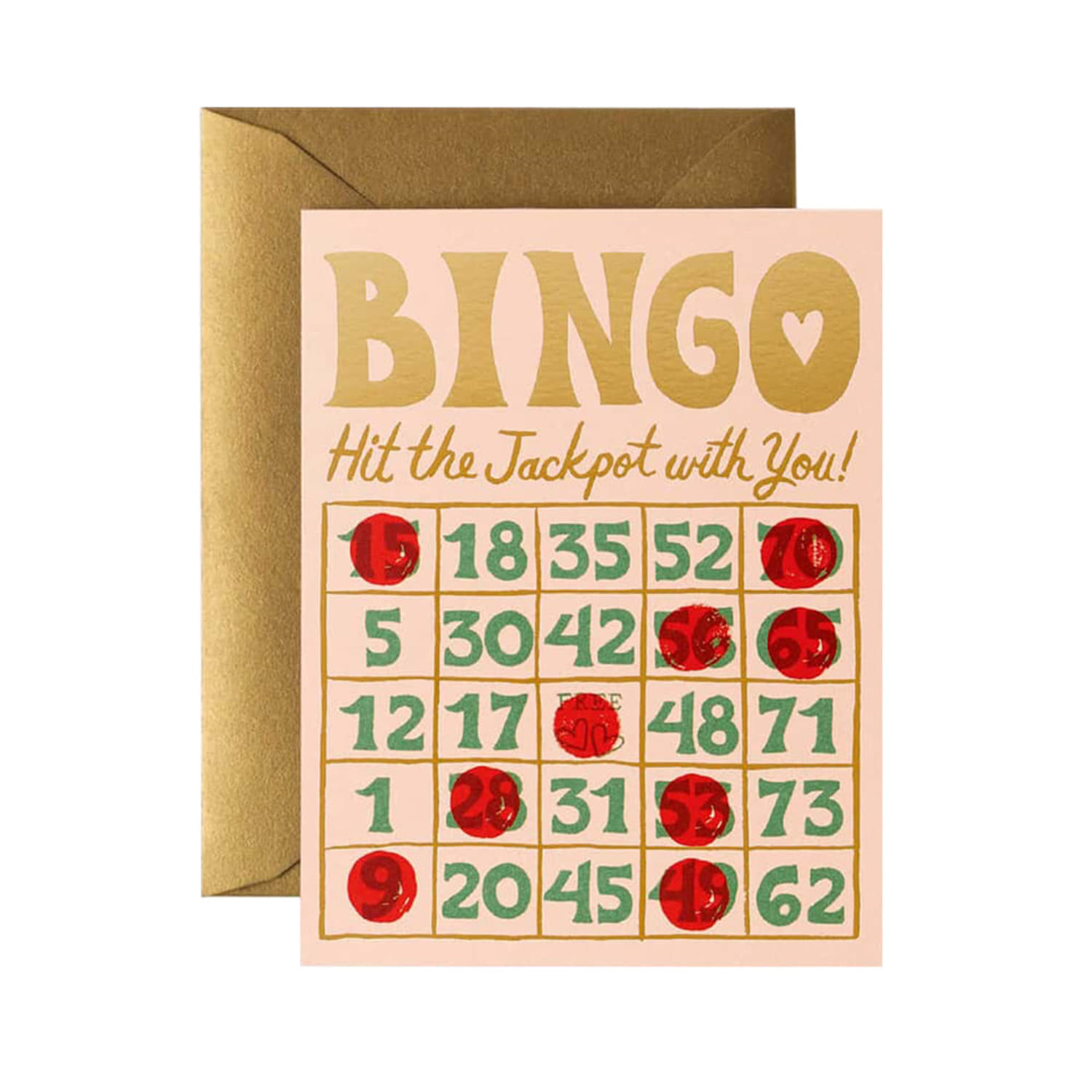 라이플페이퍼 Bingo Card 사랑 카드
