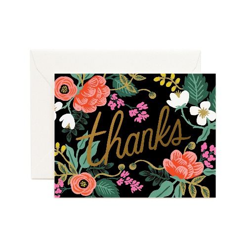 [Rifle Paper Co.] Birch Floral Thank You Card 감사 카드
