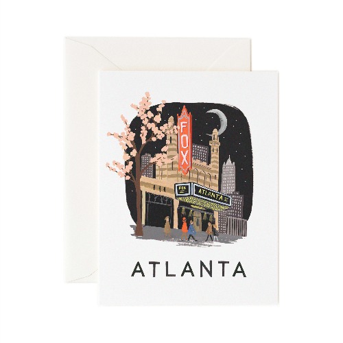 라이플페이퍼 Atlanta Card 도시 카드