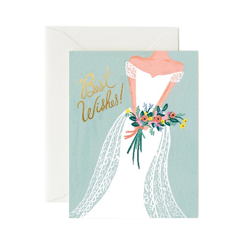 라이플페이퍼 Beautiful Bride Card 웨딩 카드