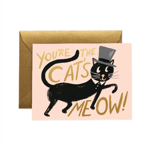 라이플페이퍼 Cats Meow Card 사랑 카드