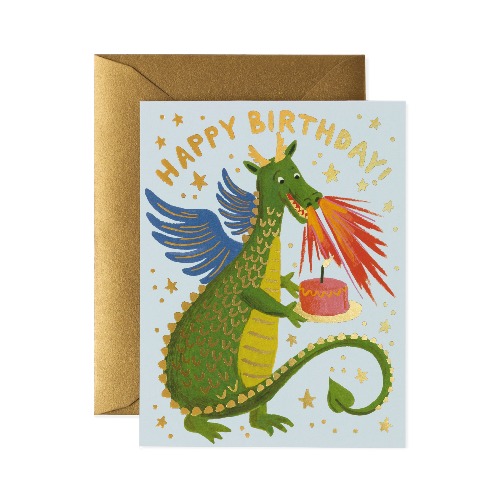 라이플페이퍼 Birthday Dragon Card 생일 카드