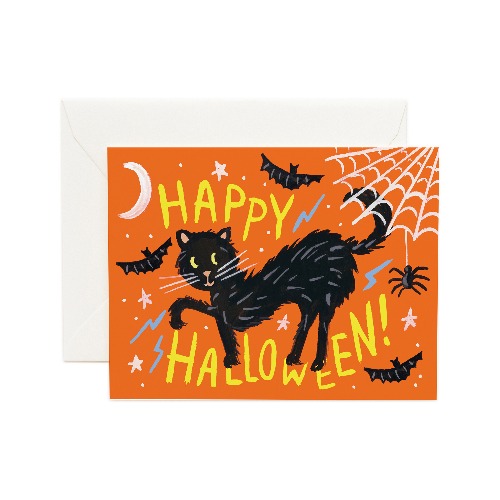 [Rifle Paper Co.] Black Cat Card 할로윈 카드