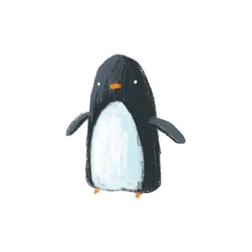 태틀리 Penguin 타투스티커 페어 2매