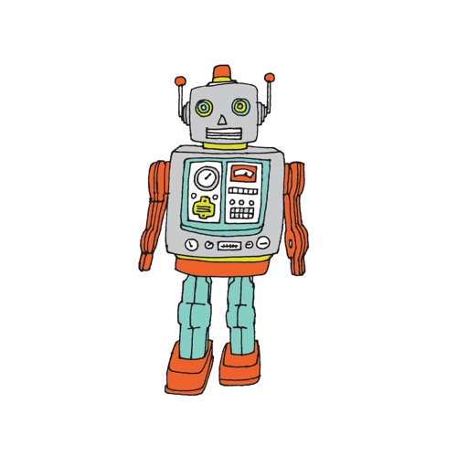 태틀리 Robot 타투스티커 페어 2매