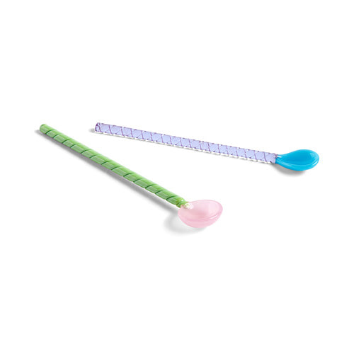 [HAY] Glass Spoons Twist Set of 2