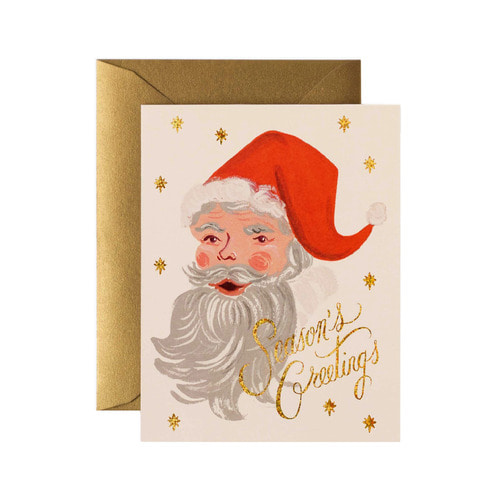 [Rifle Paper Co.] Greetings From Santa Card 크리스마스 카드