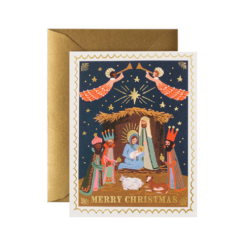 라이플페이퍼 Christmas Nativity Card 크리스마스 카드
