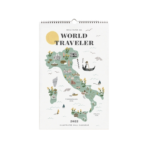 [Rifle Paper Co.] 2022 World Traveler Calendar