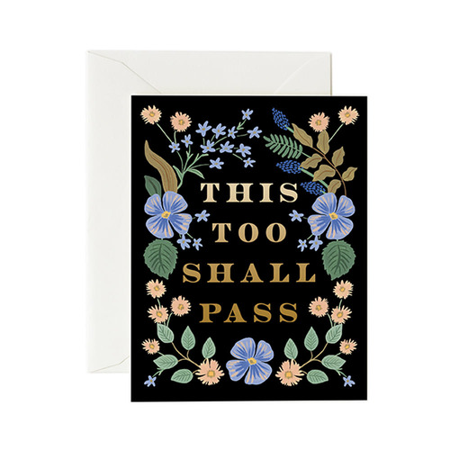 [Rifle Paper Co.] This Too Shall Pass Card  응원 카드
