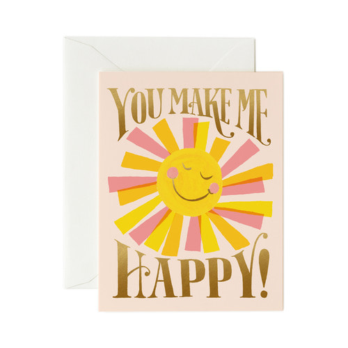 라이플페이퍼 You Make Me Happy Card 사랑 카드