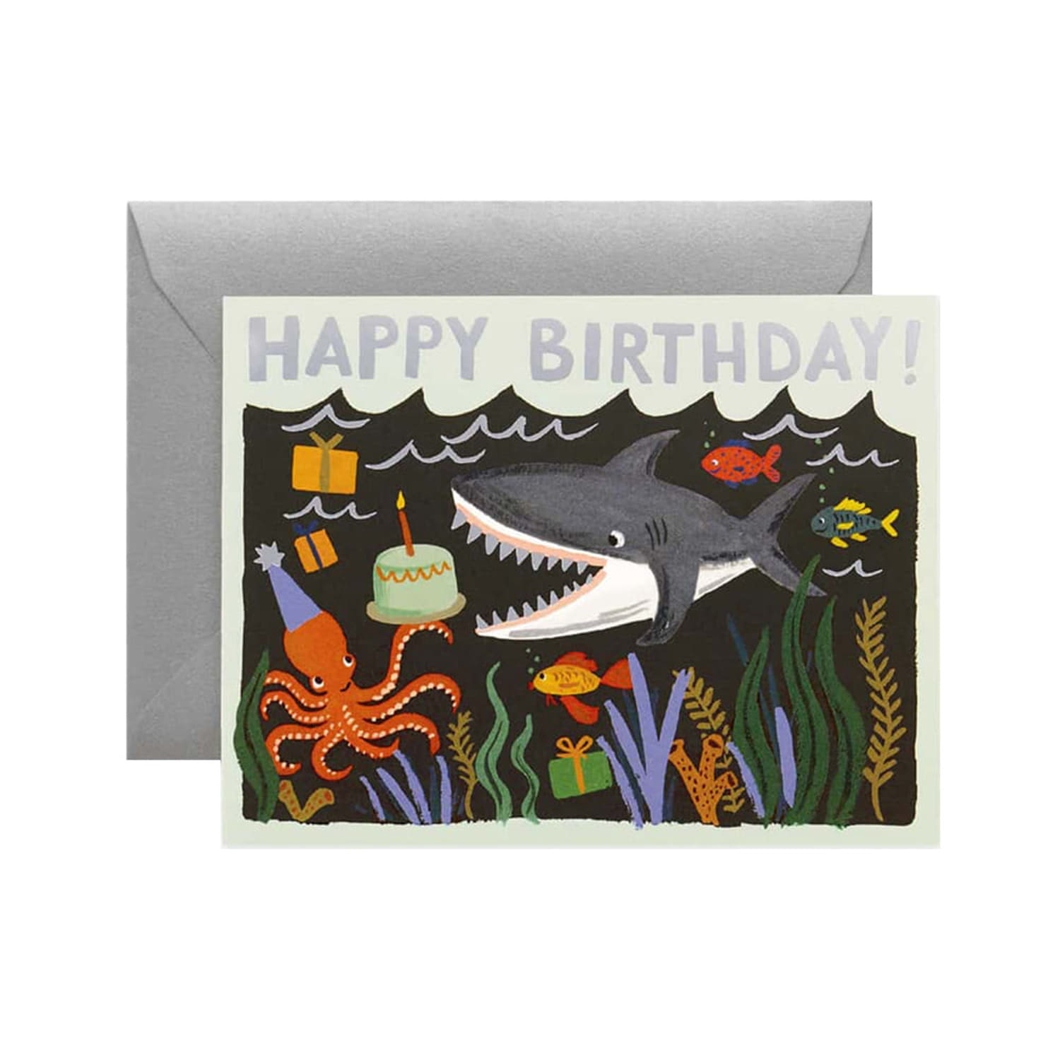 라이플페이퍼 Shark Birthday Card 생일 카드