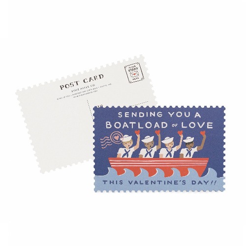 라이플페이퍼 Boatload of Love Postcards 10장 발렌타인 엽서 카드