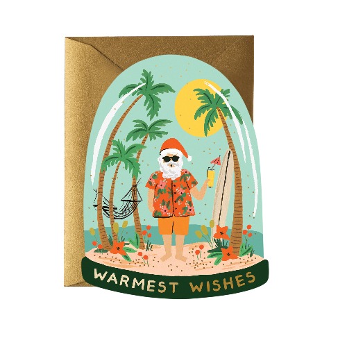 라이플페이퍼 Warmest Wishes Card 크리스마스 카드