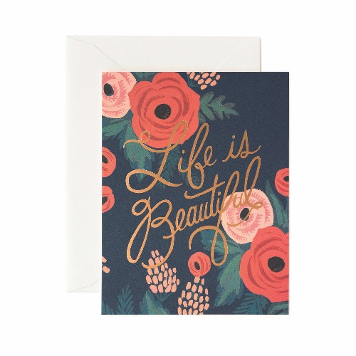 [Rifle Paper Co.] Life is Beautiful Card 사랑 카드