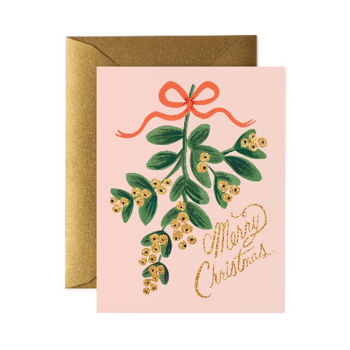 라이플페이퍼 Mistletoe Christmas Card 크리스마스 카드