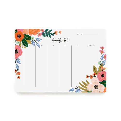 [Rifle Paper Co.] Lively Floral Weekly Desk Pad
