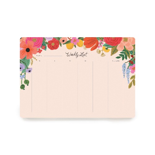 [Rifle Paper Co.] Garden Party Weekly Desk Pad