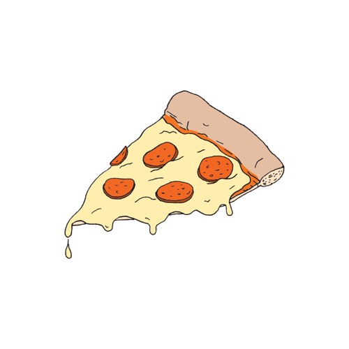 태틀리 Pizza Slice 타투스티커 페어 2매