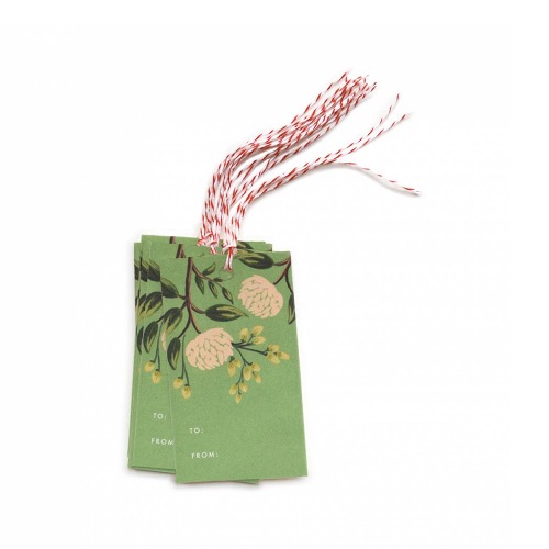 [Rifle Paper Co.] Emerald Peoney Gift Tags