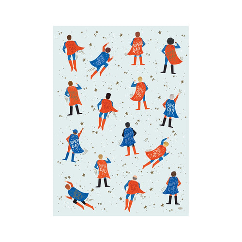 [Rifle Paper Co.] Super Dad Wrapping Sheets [3 sheets]