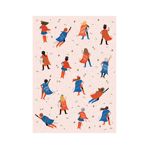 [Rifle Paper Co.] Super Mom Wrapping Sheets [3 sheets]