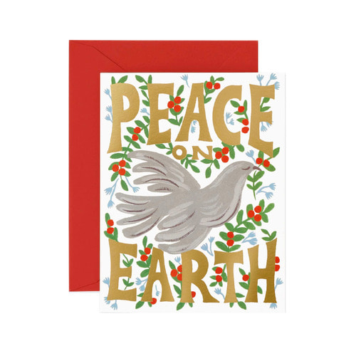 [Rifle Paper Co.] Peace Dove Card 크리스마스 카드