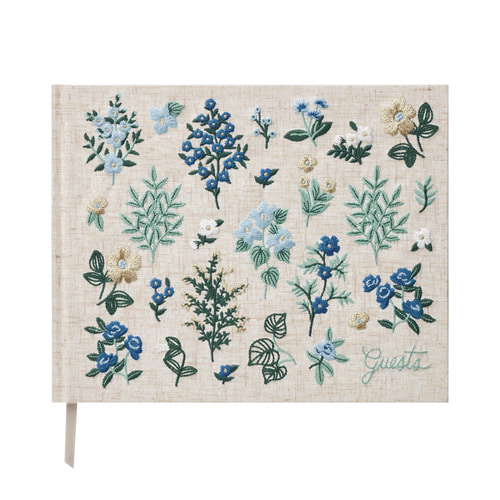 [Rifle Paper Co.] Wildwood Embroidered Guest Book