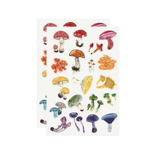 태틀리 Colorful Mushrooms 타투스티커 시트 2매